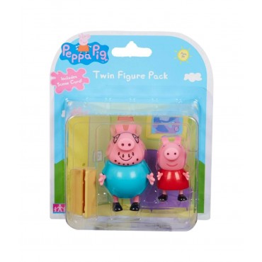 Peppa Pig Living Room Scene with Daddy Pig